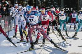 05.03.2017, Lahti, Finland (FIN): Alexey Chervotkin (RUS), Alex Harvey  (CAN), Marcus Hellner (SWE), (l-r)  - FIS nordic world ski championships, cross-country, mass men, Lahti (FIN). www.nordicfocus.com. © Modica/NordicFocus. Every downloaded picture is fee-liable.