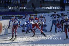05.03.2017, Lahti, Finland (FIN): Sergey Ustiugov  (RUS), Alex Harvey  (CAN) - FIS nordic world ski championships, cross-country, mass men, Lahti (FIN). www.nordicfocus.com. © Thibaut/NordicFocus. Every downloaded picture is fee-liable.