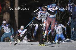 05.03.2017, Lahti, Finland (FIN): Dario Cologna (SUI), Andrey Melnichenko (RUS) - FIS nordic world ski championships, cross-country, mass men, Lahti (FIN). www.nordicfocus.com. © Thibaut/NordicFocus. Every downloaded picture is fee-liable.