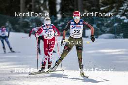 04.03.2017, Lahti, Finland (FIN): Cendrine Browne (CAN), Katharina Hennig (GER), (l-r)  - FIS nordic world ski championships, cross-country, mass women, Lahti (FIN). www.nordicfocus.com. © Modica/NordicFocus. Every downloaded picture is fee-liable.