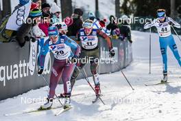 04.03.2017, Lahti, Finland (FIN): Alisa Zhambalova (RUS), Nicole Fessel (GER), Kornelia Kubinska (POL), (l-r)  - FIS nordic world ski championships, cross-country, mass women, Lahti (FIN). www.nordicfocus.com. © Modica/NordicFocus. Every downloaded picture is fee-liable.