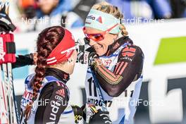 04.03.2017, Lahti, Finland (FIN): Katharina Hennig (GER), Nicole Fessel (GER), (l-r)  - FIS nordic world ski championships, cross-country, mass women, Lahti (FIN). www.nordicfocus.com. © Modica/NordicFocus. Every downloaded picture is fee-liable.