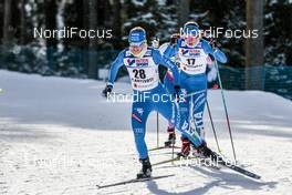 04.03.2017, Lahti, Finland (FIN): Elisa Brocard (ITA), Ilaria Debertolis (ITA), (l-r)  - FIS nordic world ski championships, cross-country, mass women, Lahti (FIN). www.nordicfocus.com. © Modica/NordicFocus. Every downloaded picture is fee-liable.