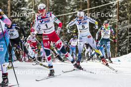 04.03.2017, Lahti, Finland (FIN): Heidi Weng (NOR), Charlotte Kalla (SWE), (l-r)  - FIS nordic world ski championships, cross-country, mass women, Lahti (FIN). www.nordicfocus.com. © Modica/NordicFocus. Every downloaded picture is fee-liable.