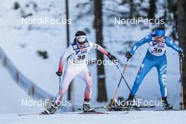 04.03.2017, Lahti, Finland (FIN): Katerina Berouskova (CZE), Sara Pellegrini (ITA), (l-r)  - FIS nordic world ski championships, cross-country, mass women, Lahti (FIN). www.nordicfocus.com. © Modica/NordicFocus. Every downloaded picture is fee-liable.