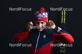 23.02.2017, Lahti, Finland (FIN): Maiken Caspersen Falla (NOR) - FIS nordic world ski championships, cross-country, medals, Lahti (FIN). www.nordicfocus.com. © NordicFocus. Every downloaded picture is fee-liable.