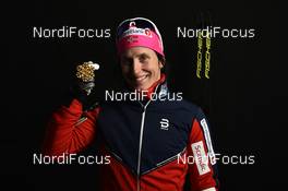 25.02.2017, Lahti, Finland (FIN): Marit Bjoergen (NOR) - FIS nordic world ski championships, cross-country, medals, Lahti (FIN). www.nordicfocus.com. © Thibaut/NordicFocus. Every downloaded picture is fee-liable.