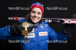 04.03.2017, Lahti, Finland (FIN): Heidi Weng (NOR) - FIS nordic world ski championships, cross-country, medals, Lahti (FIN). www.nordicfocus.com. © Modica/NordicFocus. Every downloaded picture is fee-liable.