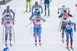 02.03.2017, Lahti, Finland (FIN): Anna Haag (SWE), Aino-Kaisa Saarinen (FIN), Justyna Kowalczyk (POL), (l-r)  - FIS nordic world ski championships, cross-country, 4x5km women, Lahti (FIN). www.nordicfocus.com. © Modica/NordicFocus. Every downloaded picture is fee-liable.