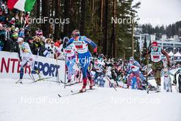 02.03.2017, Lahti, Finland (FIN): Justyna Kowalczyk (POL), Katharina Hennig (GER), (l-r)  - FIS nordic world ski championships, cross-country, 4x5km women, Lahti (FIN). www.nordicfocus.com. © Modica/NordicFocus. Every downloaded picture is fee-liable.