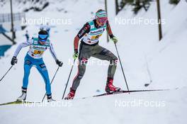 02.03.2017, Lahti, Finland (FIN): Kornelia Kubinska (POL), Nicole Fessel (GER), (l-r)  - FIS nordic world ski championships, cross-country, 4x5km women, Lahti (FIN). www.nordicfocus.com. © Modica/NordicFocus. Every downloaded picture is fee-liable.
