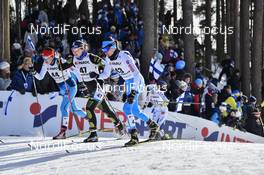 25.02.2017, Lahti, Finland (FIN): Martyna Galewicz (POL), Irina Bykova (KAZ), Kornelia Kubinska (POL) - FIS nordic world ski championships, cross-country, skiathlon women, Lahti (FIN). www.nordicfocus.com. © Thibaut/NordicFocus. Every downloaded picture is fee-liable.