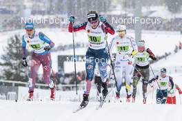 26.02.2017, Lahti, Finland (FIN): Natalia Matveeva (RUS), Jessica Diggins (USA), (l-r)  - FIS nordic world ski championships, cross-country, team sprint, Lahti (FIN). www.nordicfocus.com. © Modica/NordicFocus. Every downloaded picture is fee-liable.