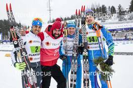 26.02.2017, Lahti, Finland (FIN): Dietmar Noeckler (ITA), Nikita Kriukov (RUS), Iivo Niskanen (FIN), (l-r)  - FIS nordic world ski championships, cross-country, team sprint, Lahti (FIN). www.nordicfocus.com. © Modica/NordicFocus. Every downloaded picture is fee-liable.