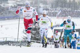 26.02.2017, Lahti, Finland (FIN): Emil Iversen (NOR), Teodor Peterson (SWE), (l-r)  - FIS nordic world ski championships, cross-country, team sprint, Lahti (FIN). www.nordicfocus.com. © Modica/NordicFocus. Every downloaded picture is fee-liable.