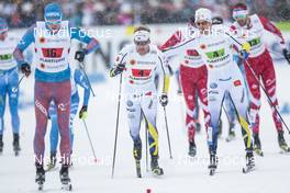 26.02.2017, Lahti, Finland (FIN): Emil Joensson (SWE), Teodor Peterson (SWE) - FIS nordic world ski championships, cross-country, team sprint, Lahti (FIN). www.nordicfocus.com. © Modica/NordicFocus. Every downloaded picture is fee-liable.