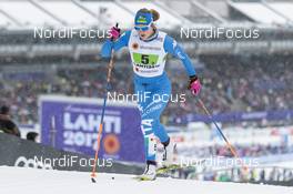 26.02.2017, Lahti, Finland (FIN): Lucia Scardoni (ITA) - FIS nordic world ski championships, cross-country, team sprint, Lahti (FIN). www.nordicfocus.com. © Modica/NordicFocus. Every downloaded picture is fee-liable.