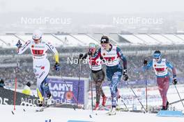 26.02.2017, Lahti, Finland (FIN): Ida Ingemarsdotter (SWE), Stefanie Boehler (GER), Sadie Bjornsen (USA), Yulia Belorukova (RUS), (l-r)  - FIS nordic world ski championships, cross-country, team sprint, Lahti (FIN). www.nordicfocus.com. © Modica/NordicFocus. Every downloaded picture is fee-liable.