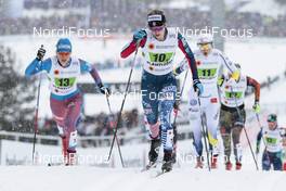 26.02.2017, Lahti, Finland (FIN): Natalia Matveeva (RUS), Jessica Diggins (USA), (l-r)  - FIS nordic world ski championships, cross-country, team sprint, Lahti (FIN). www.nordicfocus.com. © Modica/NordicFocus. Every downloaded picture is fee-liable.