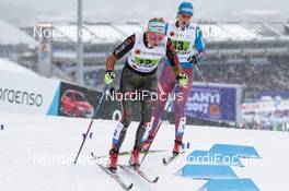 26.02.2017, Lahti, Finland (FIN): Nicole Fessel (GER), Natalia Matveeva (RUS), (l-r)  - FIS nordic world ski championships, cross-country, team sprint, Lahti (FIN). www.nordicfocus.com. © Modica/NordicFocus. Every downloaded picture is fee-liable.