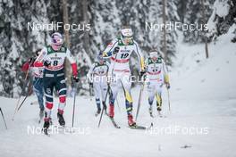 24.11.2017, Ruka, Finland (FIN): Kathrine Rolsted Harsem (NOR), Stina Nilsson (SWE), (l-r)  - FIS world cup cross-country, individual sprint, Ruka (FIN). www.nordicfocus.com. © Modica/NordicFocus. Every downloaded picture is fee-liable.