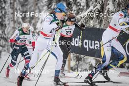 24.11.2017, Ruka, Finland (FIN): Anna Svendsen (NOR), Laurien Van Der Graaff (SUI), (l-r)  - FIS world cup cross-country, individual sprint, Ruka (FIN). www.nordicfocus.com. © Modica/NordicFocus. Every downloaded picture is fee-liable.