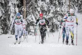 24.11.2017, Ruka, Finland (FIN): Anne Kylloenen (FIN), Nadine Faehndrich (SUI), (l-r)  - FIS world cup cross-country, individual sprint, Ruka (FIN). www.nordicfocus.com. © Modica/NordicFocus. Every downloaded picture is fee-liable.