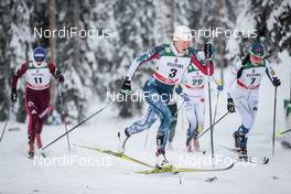 24.11.2017, Ruka, Finland (FIN): Sophie Caldwell (USA), Krista Parmakoski (FIN), (l-r)  - FIS world cup cross-country, individual sprint, Ruka (FIN). www.nordicfocus.com. © Modica/NordicFocus. Every downloaded picture is fee-liable.