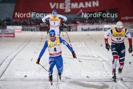24.11.2017, Ruka, Finland (FIN): Federico Pellegrino (ITA), Sondre Turvoll Fossli (NOR), (l-r)  - FIS world cup cross-country, individual sprint, Ruka (FIN). www.nordicfocus.com. © Modica/NordicFocus. Every downloaded picture is fee-liable.