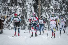 24.11.2017, Ruka, Finland (FIN): Justyna Kowalczyk (POL), Kathrine Rolsted Harsem (NOR), Stina Nilsson (SWE), (l-r)  - FIS world cup cross-country, individual sprint, Ruka (FIN). www.nordicfocus.com. © Modica/NordicFocus. Every downloaded picture is fee-liable.