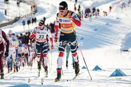 03.12.2017, Lillehammer, Norway (NOR): Johannes Hoesflot Klaebo (NOR) - FIS world cup cross-country, skiathlon men, Lillehammer (NOR). www.nordicfocus.com. © Modica/NordicFocus. Every downloaded picture is fee-liable.