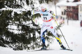 10.12.2017, Davos, Switzerland (SUI): Karl-Johan Westberg (SWE) - FIS world cup cross-country, 15km men, Davos (SUI). www.nordicfocus.com. © Modica/NordicFocus. Every downloaded picture is fee-liable.