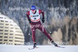 09.12.2017, Davos, Switzerland (SUI): Alexander Bolshunov (RUS) - FIS world cup cross-country, individual sprint, Davos (SUI). www.nordicfocus.com. © Modica/NordicFocus. Every downloaded picture is fee-liable.