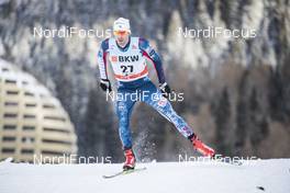 09.12.2017, Davos, Switzerland (SUI): Andrew Newell (USA) - FIS world cup cross-country, individual sprint, Davos (SUI). www.nordicfocus.com. © Modica/NordicFocus. Every downloaded picture is fee-liable.