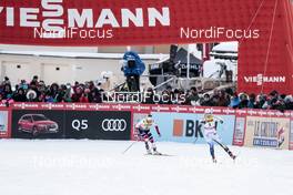 09.12.2017, Davos, Switzerland (SUI): Stina Nilsson (SWE), Maiken Caspersen Falla (NOR), (l-r)  - FIS world cup cross-country, individual sprint, Davos (SUI). www.nordicfocus.com. © Modica/NordicFocus. Every downloaded picture is fee-liable.