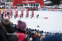 09.12.2017, Davos, Switzerland (SUI): Start of the Men Semifinals   - FIS world cup cross-country, individual sprint, Davos (SUI). www.nordicfocus.com. © Modica/NordicFocus. Every downloaded picture is fee-liable.