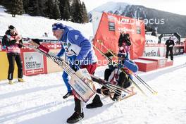 09.12.2017, Davos, Switzerland (SUI): Federico Pellegrino (ITA), Alexander Bolshunov (RUS), Johannes Hoesflot Klaebo (NOR), (l-r)  - FIS world cup cross-country, individual sprint, Davos (SUI). www.nordicfocus.com. © Modica/NordicFocus. Every downloaded picture is fee-liable.
