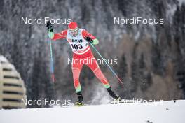 09.12.2017, Davos, Switzerland (SUI): Sergei Dolidovich (BLR) - FIS world cup cross-country, individual sprint, Davos (SUI). www.nordicfocus.com. © Modica/NordicFocus. Every downloaded picture is fee-liable.