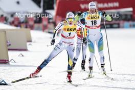 09.12.2017, Davos, Switzerland (SUI): Stina Nilsson (SWE), Katja Visnar (SLO), (l-r)  - FIS world cup cross-country, individual sprint, Davos (SUI). www.nordicfocus.com. © Modica/NordicFocus. Every downloaded picture is fee-liable.