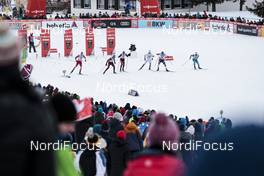 09.12.2017, Davos, Switzerland (SUI): Start of the Men Semifinals   - FIS world cup cross-country, individual sprint, Davos (SUI). www.nordicfocus.com. © Modica/NordicFocus. Every downloaded picture is fee-liable.