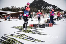08.12.2017, Davos, Switzerland (SUI): Marit Bjorgen (NOR) - FIS world cup cross-country, training, Davos (SUI). www.nordicfocus.com. © Modica/NordicFocus. Every downloaded picture is fee-liable.