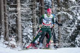 16.12.2017, Toblach, Italy (ITA): Florian Notz (GER) - FIS world cup cross-country, 15km men, Toblach (ITA). www.nordicfocus.com. © Modica/NordicFocus. Every downloaded picture is fee-liable.