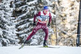 16.12.2017, Toblach, Italy (ITA): Andrey Larkov (RUS) - FIS world cup cross-country, 15km men, Toblach (ITA). www.nordicfocus.com. © Modica/NordicFocus. Every downloaded picture is fee-liable.