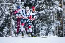 16.12.2017, Toblach, Italy (ITA): Florian Notz (GER), Jonas Baumann (SUI), (l-r)  - FIS world cup cross-country, 15km men, Toblach (ITA). www.nordicfocus.com. © Modica/NordicFocus. Every downloaded picture is fee-liable.