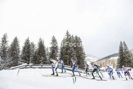 17.12.2017, Toblach, Italy (ITA): (l-r)  - FIS world cup cross-country, pursuit men, Toblach (ITA). www.nordicfocus.com. © Modica/NordicFocus. Every downloaded picture is fee-liable.