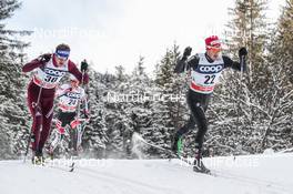 17.12.2017, Toblach, Italy (ITA): Alexey Vitsenko (RUS), Jonas Baumann (SUI), (l-r)  - FIS world cup cross-country, pursuit men, Toblach (ITA). www.nordicfocus.com. © Modica/NordicFocus. Every downloaded picture is fee-liable.