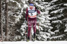 17.12.2017, Toblach, Italy (ITA): Sergey Ustiugov (RUS) - FIS world cup cross-country, pursuit men, Toblach (ITA). www.nordicfocus.com. © Modica/NordicFocus. Every downloaded picture is fee-liable.