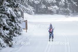 17.12.2017, Toblach, Italy (ITA): Sadie Bjornsen (USA) - FIS world cup cross-country, pursuit women, Toblach (ITA). www.nordicfocus.com. © Modica/NordicFocus. Every downloaded picture is fee-liable.