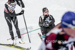 17.12.2017, Toblach, Italy (ITA): Nathalie Von Siebenthal (SUI), Nadine Faehndrich (SUI), (l-r)  - FIS world cup cross-country, pursuit women, Toblach (ITA). www.nordicfocus.com. © Modica/NordicFocus. Every downloaded picture is fee-liable.