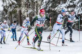 17.12.2017, Toblach, Italy (ITA): Katharina Hennig (GER), Nadine Faehndrich (SUI), Aino-Kaisa Saarinen (FIN), (l-r)  - FIS world cup cross-country, pursuit women, Toblach (ITA). www.nordicfocus.com. © Modica/NordicFocus. Every downloaded picture is fee-liable.